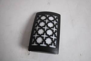 lot 447 image: Modern Black Decorative Battery Case with Lattice Design