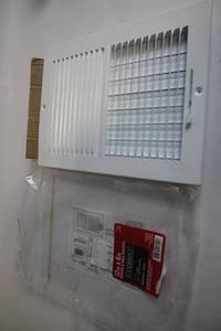 lot 460 image: Everbilt 12x8 inch Ceiling and Wall Register with 2-Way Air Deflection