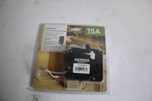 lot 465 image: Siemens 15A Dual Function AFCIGFCI Circuit Interrupter