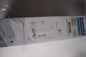 lot 491 image: White Polypropylene Tub Drain Rough-In Kit 1-12 in