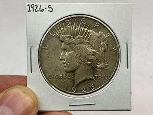 lot 75 image: 1926-S Peace Silver Dollar