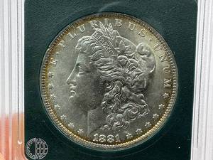 lot 6 image: 1881-O Morgan Silver Dollar
