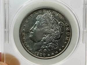lot 7 image: 1900 Morgan Silver Dollar