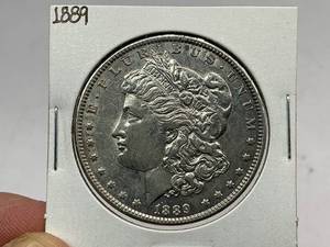 lot 27 image: 1889 Morgan Silver Dollar