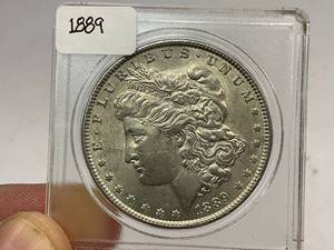 lot 30 image: 1889 Morgan Silver Dollar