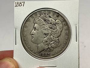 lot 31 image: 1887 Morgan Silver Dollar