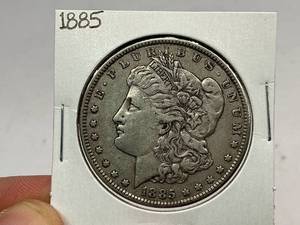 lot 38 image: 1885 Morgan Silver Dollar