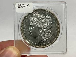 lot 44 image: 1882-S Morgan Silver Dollar