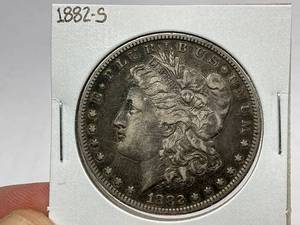 lot 47 image: 1882-S Morgan Silver Dollar