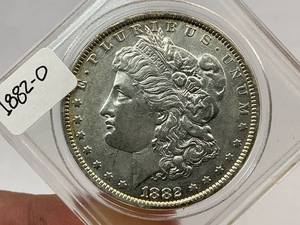 lot 48 image: 1882-O Morgan Silver Dollar