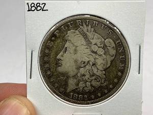 lot 49 image: 1882 Morgan Silver Dollar