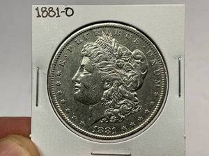 lot 51 image: 1881-O Morgan Silver Dollar