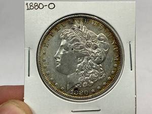 lot 55 image: 1880-O Morgan Silver Dollar