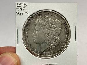 lot 66 image: 1878 7TF Rev78 Morgan Silver Dollar