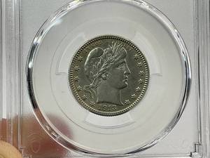 1913 Silver Barber Quarter PCGS!!