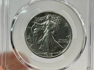 1916-S Silver Walking Liberty Half Dollar PCGS
