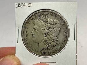 lot 39 image: 1884-O Morgan Silver Dollar
