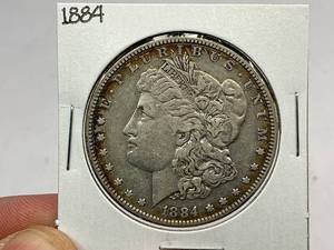 lot 40 image: 1884 Morgan Silver Dollar