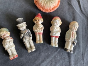 lot 32 image: Kewpie Bisque China Dolls Made in Japan