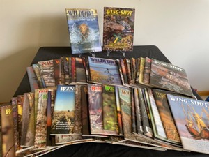 lot 123 image: 70 Magazines from Wing & Shot and Wild Fowl from Wing Shot--53 from 1993-2002 Wild Fowl-18 from 1989-1992