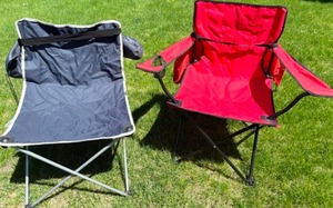 lot 158 image: 2 Sling Bag Chairs