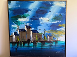 lot 5 image: Magnificent GAREE Oil Painting