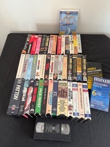 lot 116 image: Great Hits  VHS Tapes including Johnny Carson, Patton & Sound of Music