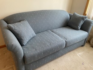 lot 25 image: Like New Sofa Sleeper Loveseat
