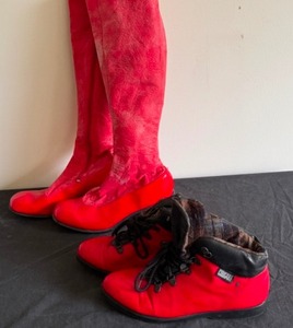 lot 28 image: These Boots Are Made For Walking Red GoGo and Short
