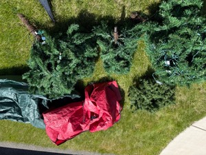 lot 206 image: Christmas Tree in Bags