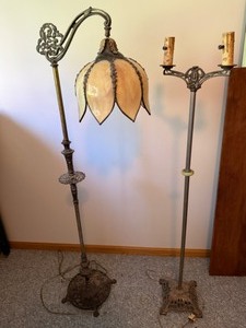 lot 96 image: Two Antique Lamps