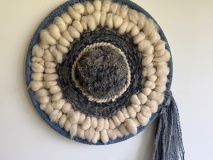 lot 12 image: Original Handcrafted YarnWool Weaving