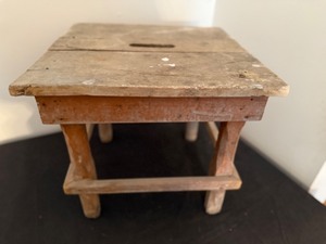 lot 121A image: Handcrafted Bench Table