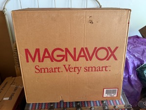 lot 207A image: Huge Empty Magnavox TV Box From Purchase