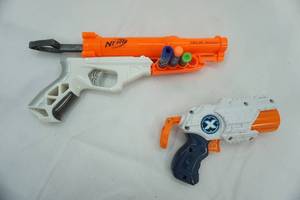 lot 56 image: Nerf Gun lot 2ct