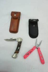lot 67 image: Folding Pocket Knife & Multi Tool