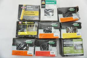 lot 94 image: Hardware Lot screws & nails