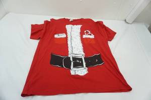 lot 128 image: Mens XXL Santa Claus Shirt (like new)