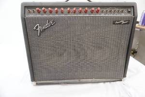 lot 131 image: Fender Princeton Chorus amp & accessories