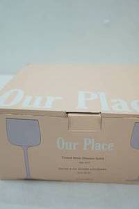 lot 143 image: Our Place Tinted Wine Glasses 2ct