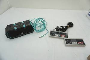lot 155 image: Bluetooth Speaker and Nintendo controllers