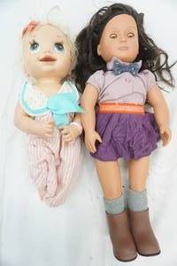 lot 225 image: Doll Lot- Hasbro & Our Generation