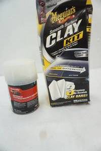 lot 240 image: Meguiars Smooth Surface Clay Kit  & Bondo