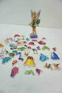 lot 264 image: Magnet Tinkerbell Dress-Up Toy 11 tall