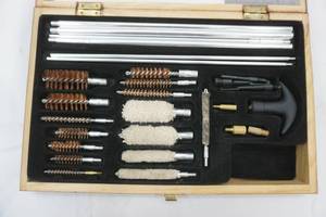 lot 305 image: Gun Cleaning Kit in Wooden Case