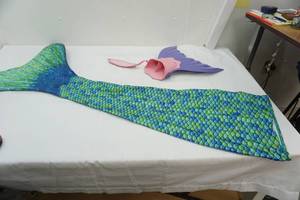lot 346 image: Swimming Suit Mermaid Fin & Fins mermaid Fins