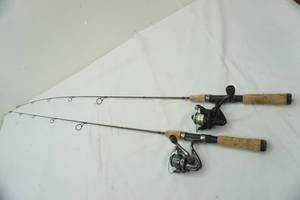 lot 353 image: 2 fishing rods & reels