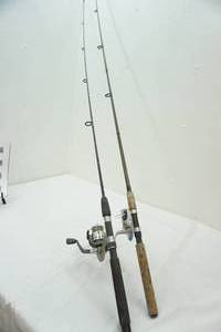 lot 354 image: 2 fishing rods & reels