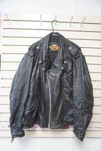 lot 362 image: Harley Davidson Mens size XXXL leather jacket