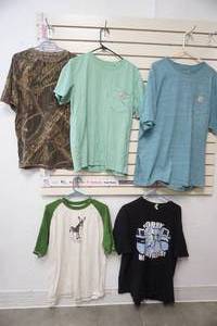 lot 386 image: Mens Shirt Lot 5ct - Carhartt & camo